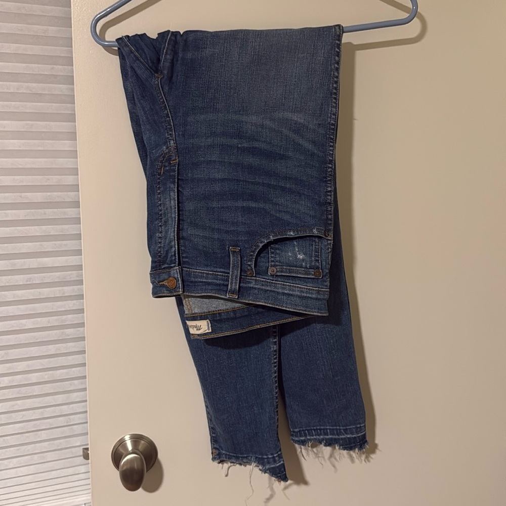Madewell 10" High-Rise Skinny Jeans: Drop Step-Hem Edition J9400